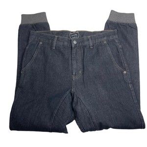 Brooklyn Calling NYC Mens Jean Joggers Blue Size 30 Cotton Blend Denim Dark Wash